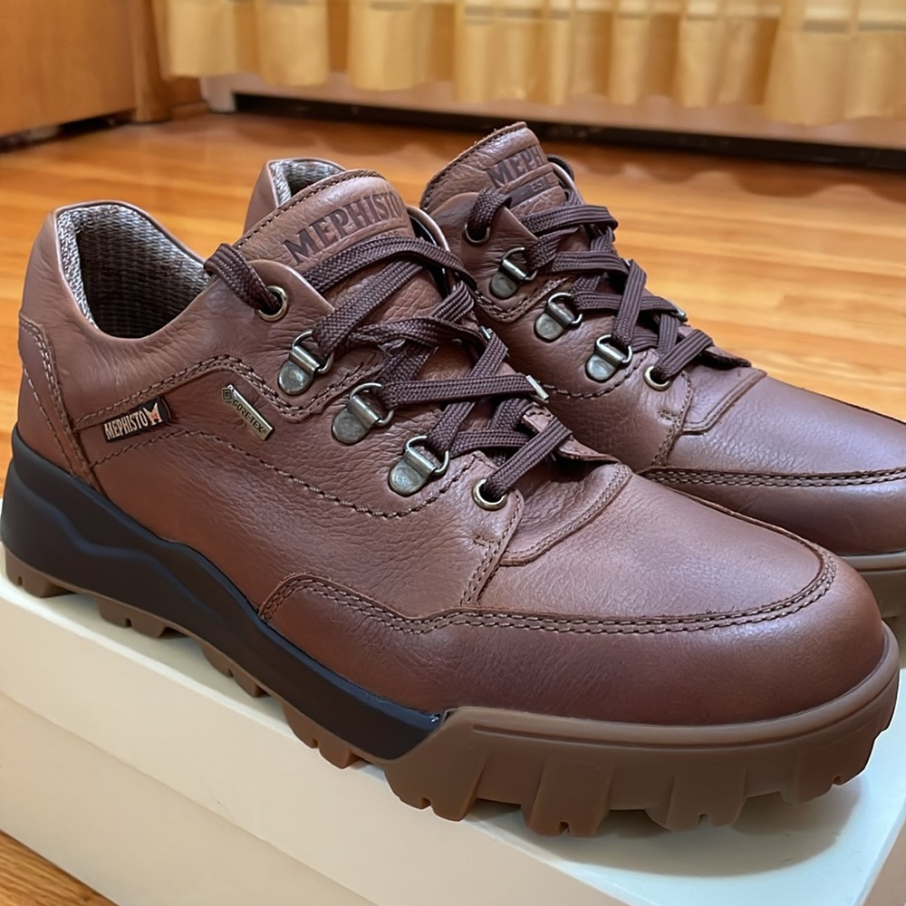 MEMPHISTO Shoes Air Relax Gore-Tex Slacker Mens Shoes Size 8.5 Leather - Picture 4 of 14